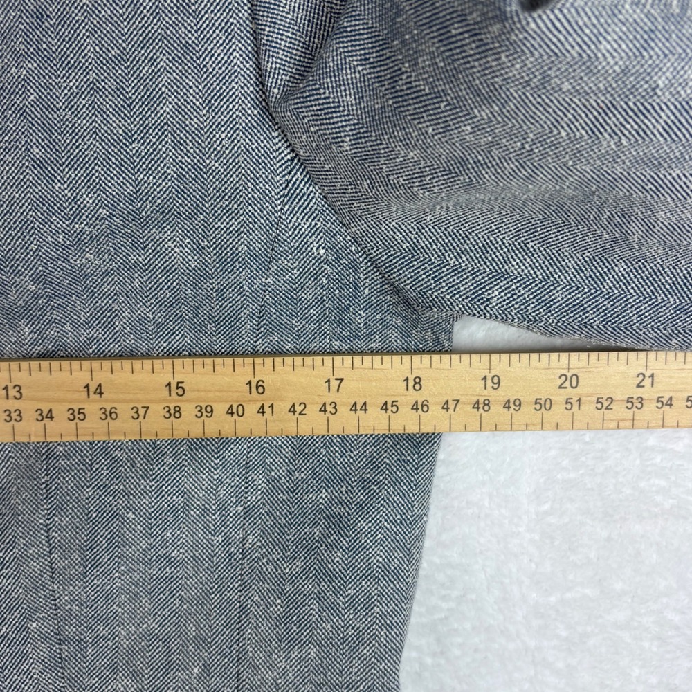 Pendleton Wool Silk Blazer Petite Gray Herringbon… - image 6